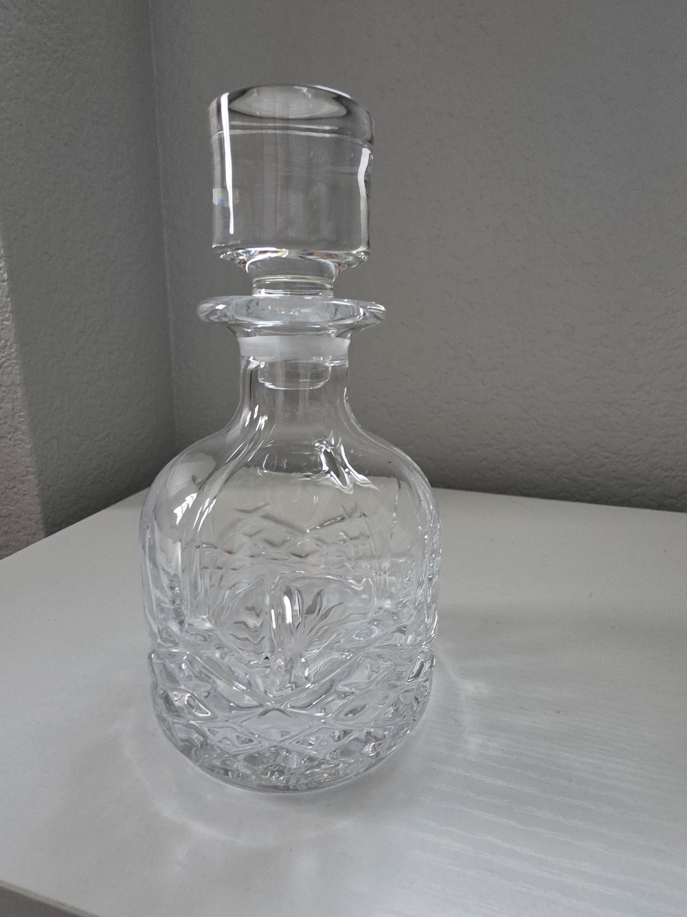 Marquis By Waterford Markham Stackable Crystal Decanter with Stopper 8 In